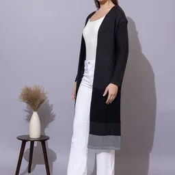 Anouk Charcoal Open Front Shrug image 3