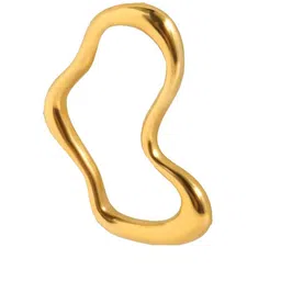 KRENOZ Gold-Plated Contemporary Studs image 4