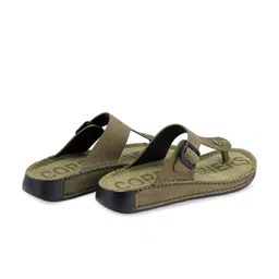 CORDWAINERS Men Textured Open Toe Slip On Comfort Sandals image 4