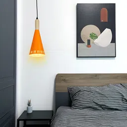 GAUVIK Orange Aluminium Ceiling Lamp image 2