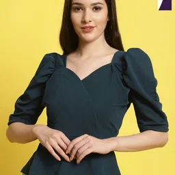 Metronaut Women Pack Of 2 Sweetheart Neck Top-picture-20