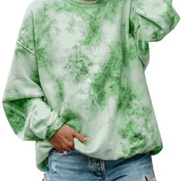 StyleCast Women Tie and Dye Full Sleeve Oversized Sweatshirt-picture-16