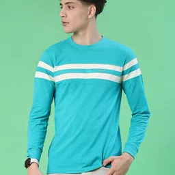 V-Mart Men Striped Slim Fit T-shirt-picture-29