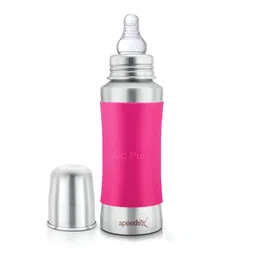 Speedex Pink & Silver-Toned Single Stainless Steel Solid Water Bottle-picture-19