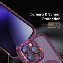QRIOH Solid Printed iPhone 15 Pro Max Back Case Mobile Accessories image 4