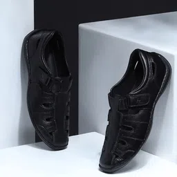 Monte Carlo Men Leather Shoe-Style Sandals-picture-10