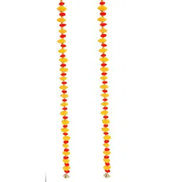 GADINFASHION 2Pcs Yellow & Red Door Hanging Torans-picture-1
