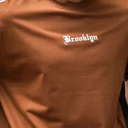 Maniac Men Typography Printed Round Neck Cotton Oversized T-shirt image 2