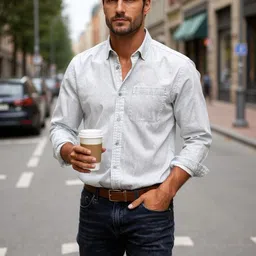 Mast & Harbour Long Sleeves Denim Jacket-picture-36