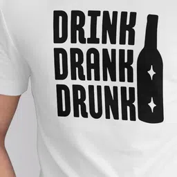 Seekbuylove Men Typography Printed Bio Finish T-shirt image 2