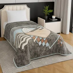 Signature Grey & Blue Mink Mild Winter Single Bed Blanket-picture-11