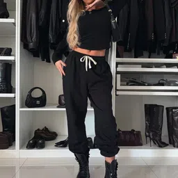 HERE&NOW Round Neck Top With Trousers Co-Ords-picture-50