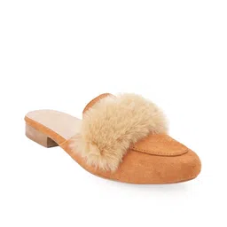 Dollphin Women Textured Suede Party Block Heels Sandals image 3