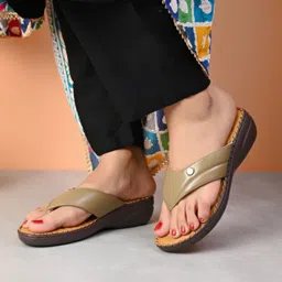 pelle albero Women Open Toe Flats image 3