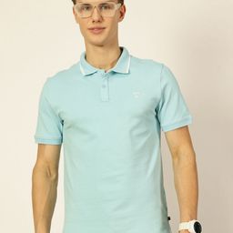 Thomas Scott Men Solid Polo Collar T-shirt-picture-4