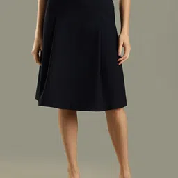 Tommy Hilfiger Women Mid Rise Flared Midi Skirts-image-0