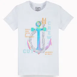 Gini and Jony Boys Printed Raw Edge T-shirt image 1