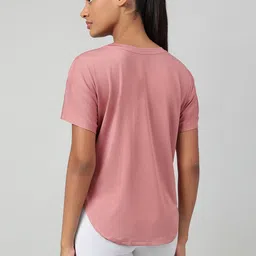 MKH Women Typography Printed Dri-FIT T-shirt image 3