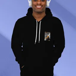 BUYTHATTRENDZ Men Printed Hooded Sweatshirt image 2