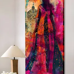 Art Street Pink & Black 1 Piece Canvas Other Wall Paintings-picture-25