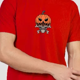 Greylongg Men Printed Applique T-shirt image 2