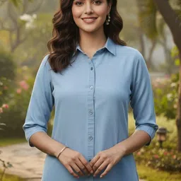 SK Creation Shirt Collar Kurti image 2