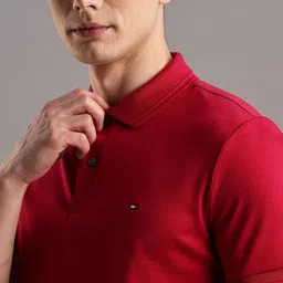 Tommy Hilfiger Polo Collar Pure Cotton T-shirt image 5