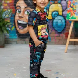 Sagar Impex Boys Printed T-shirt with Trousers image 3