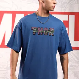 HIGHLANDER Marvel Men Thor Short Sleeve Oversized Drop Shoulder Tshirt image 4