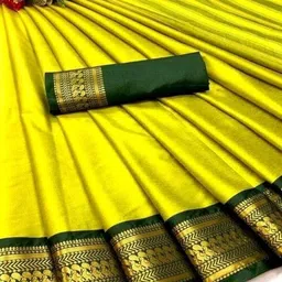RUNAYA NX Ethnic Motifs Zari Banarasi Saree image 2