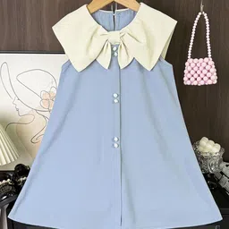 StyleCast x Revolte Girls Keyhole Neck Colourblocked A-Line Dress-picture-38