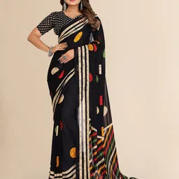 Moda Rapido Poly Georgette Saree-picture-14