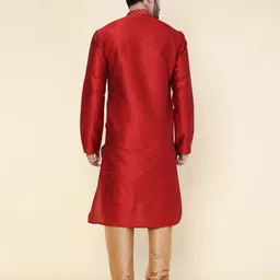 W & G Men Polka Dot Kurta image 2