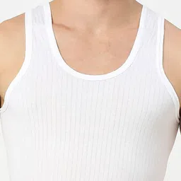 CAVENDERS Pack Of 3 Pure Cotton Scoop Neck Gym Vests C1=-=SWIFT----==3- ---85 image 4