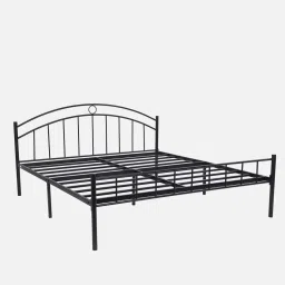 furniturekraft London Metal King Size Bed in Black Finish image 4