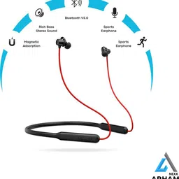 nexx arham WIRLESS BLUETOOTH Z2 BULLET WITH GOOD SOUND QUALITY 48+ HOUR WITH FAST CHARGING Bluetooth Headset image 4