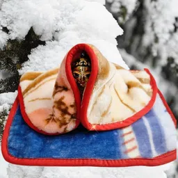 firmus Laddu Gopal Blanket for Winters Pack of 4 for Kanha Ji (10 X 12 Inches) Dress image 2