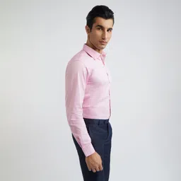 raymond Men Slim Fit Self Design Formal Shirt image 2