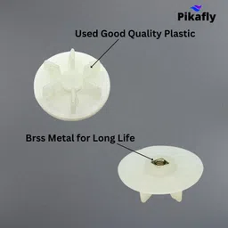pikafly - Mixer Grinder Jar Coupler Compatible for "Butterfly" in The Pack (4 Pcs) White Mixer Grinder Coupler image 3