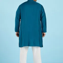 Big Hello - The Plus Life Band Collar Straight Kurta image 3