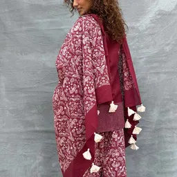 Chidiyaa Ethnic Motifs Printed Block Print Dupatta image 5