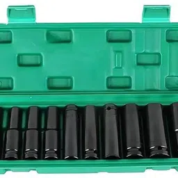 adawat 10 Pieces Deep Impact Socket Set 1/2-Inch Hex Socket Set-picture-24