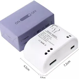 amiciSmart WIFI Smart Switch Relay, Wireless Timer Switch Remote Control AC/DC 7~32V 10A Smart Switch image 2