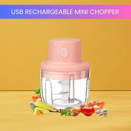 sacro Mini Rechargeable Chopper, Electric Chopper for Onion, Garlic and VegetableA79 Electric Vegetable & Fruit Chopper-picture-16