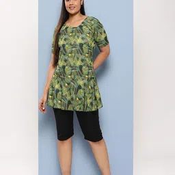 here&now Printed Women Green Swimsuit-picture-25