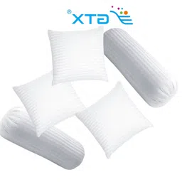 gtx Microfibre Bolster Pack of 5 Stripes Premium Diwan set of 3 cushions and 2 blaster-picture-30