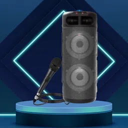 FRONY Bluetooth Party Speaker Support BT/USB/SD Card With 3mtr Long Wire For Mic D484 40 W Bluetooth Party Speaker-picture-26