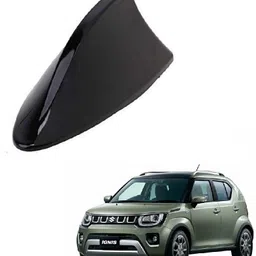 spreadx Shark Fin Roof Antenna Aerial ABS AM/FM Radio Signal for Ignis Type-2 - Black Whip Vehicle Antenna-picture-11