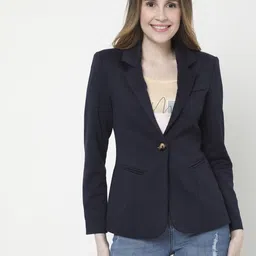 vero moda Women Solid Single Breasted Casual Blazer-picture-12