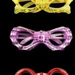 shmaya 6 Flashing LED Goggles Party Fun Glasses for Birthday (Multicolor) Party Glow Ornament-picture-48